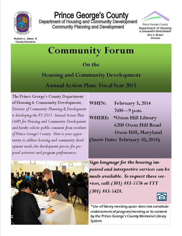 Community Forum 2-5-14