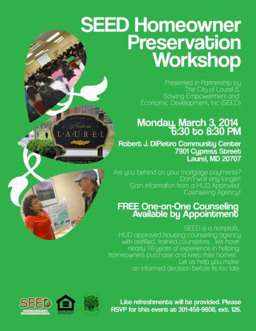 Seed Homeowner Workshop