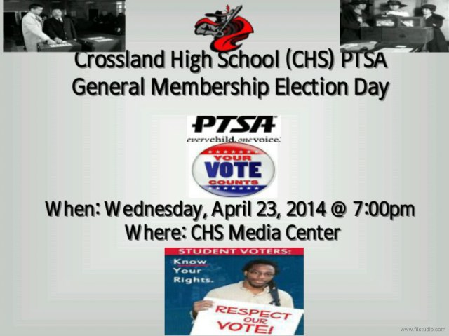 CHS PTSA GENERAL Membership Election FLYER04-22-14_1