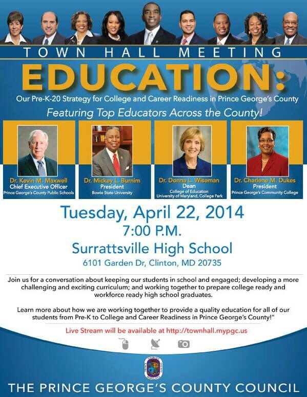 Education Town Hall 4-22-14