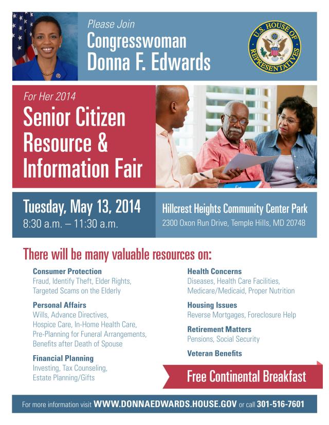 Senior Citizens Information Fair 5-13-14