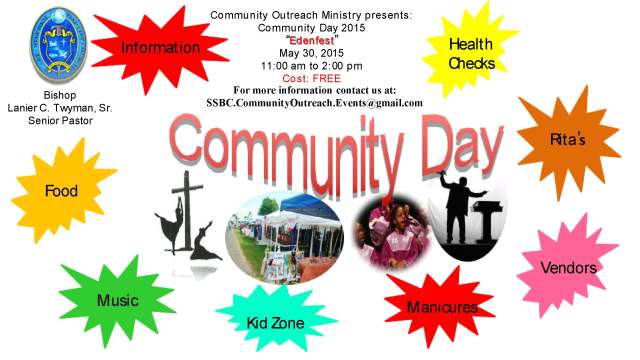 SSBC Community Day 2015 Flyer