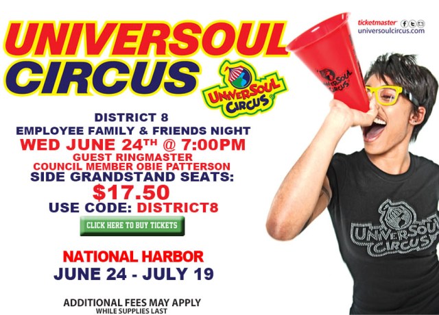 UniverSoul Circus District 8 Night Flyer