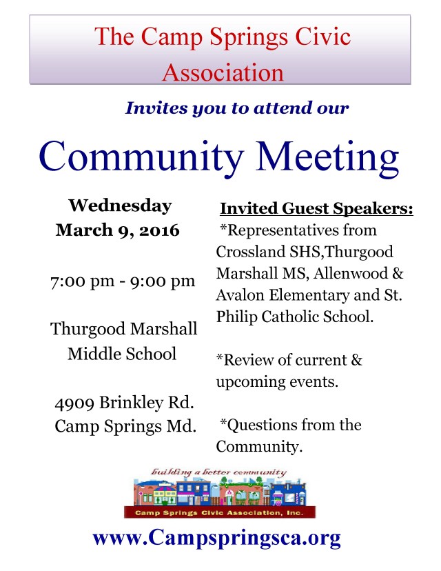 CSCA Comm Mtg. 3-9-16