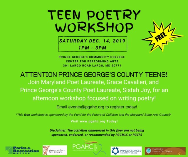 MD State Poet Laureate & PG Poet   Laureate Joint Teen Workshop - 12-14-2019.jpg