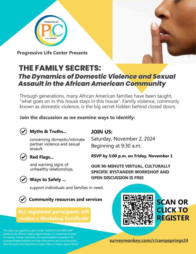 Progressive Life Center Present | Camp Springs Civic Association